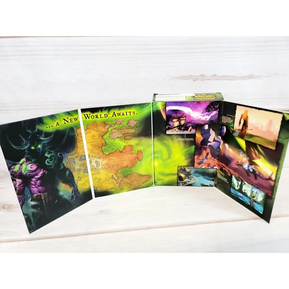 World of Warcraft: The Burning Crusade (PC, 2007) Expansion 4 Discs No Manual